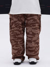 Men's Double Knee Mountain Freestyle Baggy Snow Pants