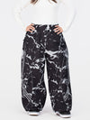 Women's Nightline Reflective Curve Park Rider Baggy Snowing Pants