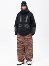 Men's Chillform Reflective Camo Snow Suit – Glow Trail Jacket with Baggy Snow Pants Set