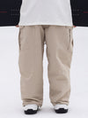 Men's Double Knee Mountain Freestyle Baggy Snow Pants