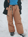 Women's Mountain Expedition Baggy Snow Pants with Side Cargo Pockets