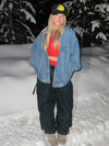 Women's Mountain Expedition Baggy Snow Pants with Side Cargo Pockets