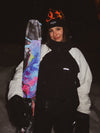Women's Mountain Freestyle Cargo Pocket Bomber Camo Snowboard Jacket