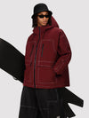 Men's UrbanCraft Workwear Utility Freestyle Snowboard Jacket – Reflective Hood & Street Style