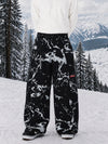 Men's Utility Techline Durable Stretch Cargo Baggy Freestyle Fit Snowboard Pants