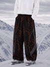 Men's Nightline Reflective Curve Park Baggy Snowboarding Pants