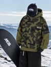 Men's Park Rider 2-in-1 Layered Freestyle Snow Hoodie with Contrast Sleeves