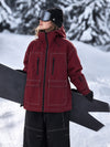 Women's UrbanCraft Street Utility Freestyle Snowboard Jacket – Reflective Hood & Workwear Style