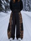 Women's Wild Motion Reflective Colorblock Extra Baggy Snow Pants