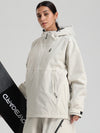 Women's Gsou Snow Durable Mountain Vibe Pullover Anorak Baggy Snow Jacket