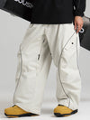 Women's Gsou Snow Luminous Edge Reflective Cargo Baggy Snow Pants