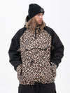 Men's Mountain Freestyle Cargo Pocket Pullover Bomber Snowboard Jacket
