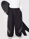 Men's Nightline Reflective Curve Park Baggy Snowboarding Pants