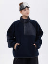 Women's Mountain-Ready Faux Sherpa Adventure Pullover Warm Fleece Sweater