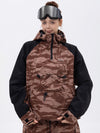 Women's Mountain Freestyle Cargo Pocket Bomber Camo Snowboard Jacket
