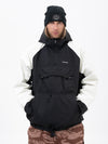 Men's Mountain Freestyle Cargo Pocket Pullover Bomber Snowboard Jacket