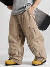 Men's Gsou Snow Furious Spark Reflective Fire Cargo Snow Pants