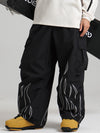 Women's Gsou Snow Furious Spark Reflective Fire Cargo Snow Pants