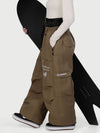Women's Camden Punk Rivet Street Utility Cargo Snowboard Pants – Baggy Freestyle Fit