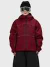 Women's Reflective Freestyle Snowboard Jacket – Nightline Park Rider