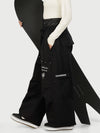 Women's Camden Punk Rivet Street Utility Cargo Snowboard Pants – Baggy Freestyle Fit