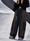 Women's Wild Motion Reflective Colorblock Extra Baggy Snow Pants