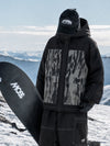 Men's UrbanCraft Workwear Utility Freestyle Snowboard Jacket – Reflective Hood & Street Style