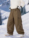 Men's Camden Punk Reflective Street Utility Cargo Snowboard Pants – Baggy Freestyle Fit