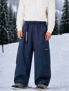 Men's Utility Techline Durable Stretch Cargo Baggy Freestyle Fit Snowboard Pants
