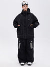 Women's NightRide Chill Reflective Snow Suit – Mountain Jacket & Baggy Cargo Pants Set