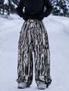 Women's Nightline Park Rider Reflective Trim Cargo Pockets Baggy Snow Pants