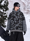 Men's Park Rider 2-in-1 Layered Freestyle Snow Hoodie with Contrast Sleeves