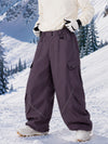 Men's Camden Punk Reflective Street Utility Cargo Snowboard Pants – Baggy Freestyle Fit