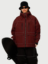 Women's UrbanCraft Street Utility Freestyle Snowboard Jacket – Reflective Hood & Workwear Style
