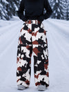 Women's Nightline Park Rider Reflective Trim Cargo Pockets Baggy Snow Pants