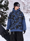 Men's Park Rider 2-in-1 Layered Freestyle Snow Hoodie with Contrast Sleeves