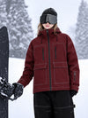 Women's UrbanCraft Street Utility Freestyle Snowboard Jacket – Reflective Hood & Workwear Style