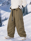 Men's Wild Motion Reflective Cargo Pockets Extra Baggy Snowboard Pants