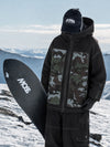 Men's UrbanCraft Workwear Utility Freestyle Snowboard Jacket – Reflective Hood & Street Style