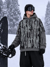 Men's Park Rider 2-in-1 Layered Freestyle Snow Hoodie with Contrast Sleeves
