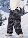 Men's Nightline Park Rider Reflective Trim Cargo Pockets Baggy Snow Pants
