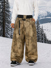 Men's Urban Vibe Workwear-Inspired Rivet-Trim Wide Fit OG Baggy Snowboard Pants