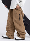 Men's Mountain Expedition Baggy Snow Pants with Side Cargo Pockets