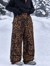 Women's Nightline Park Rider Reflective Trim Cargo Pockets Baggy Snow Pants