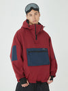 Men's AlpineCruise Baggy Bomber Snowboard Jacket with Cargo Pocket