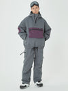 Men's Winter Bomber Snow Jacket with Prime Cargo Baggy Snowboard Pants
