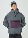 Men's AlpineCruise Baggy Bomber Snowboard Jacket with Cargo Pocket