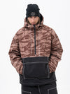 Men's All Season Mountain Vibe Streetstorm Pullover Camo Snowboard Jacket
