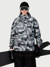 Women's Ultra Feral Camo Shark Half-Zip Pullover Anorak Snowboard Jacket – 15K Waterproof