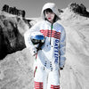 Men's PINGUP Nasa Space Station One Piece Snowboard Suits Ski Jumpsuit